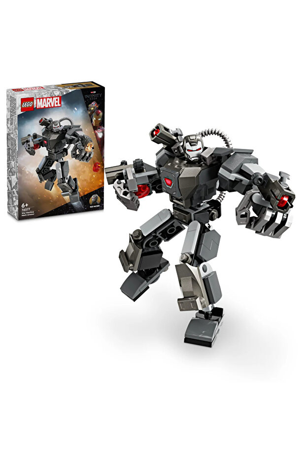 ® Marvel War Machine Robot Zırhı 76277 -6+ Çocuklar için Yaratıcı Oyuncak Yapım Seti (154P) - 1