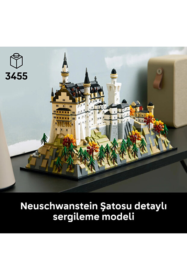 ® Architecture Neuschwanstein Şatosu 21063 - Yetişkinler için Model Yapım Seti (3455P) - 6