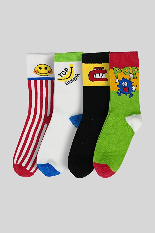 4 Pairs of Children's Socket Socks