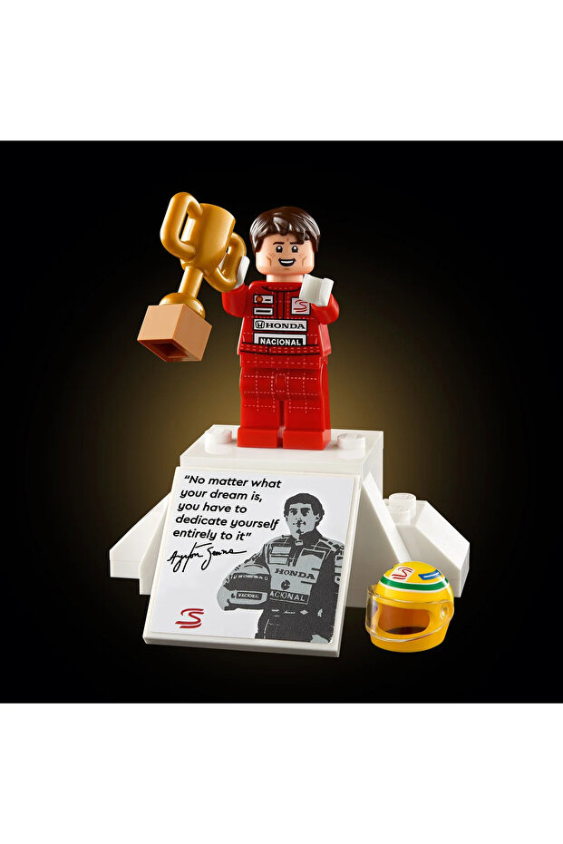 ® Icons McLaren MP4/4 ve Ayrton Senna 10330 -Yetişkinler için Koleksiyonluk Model Yapım Seti (693P) - 8