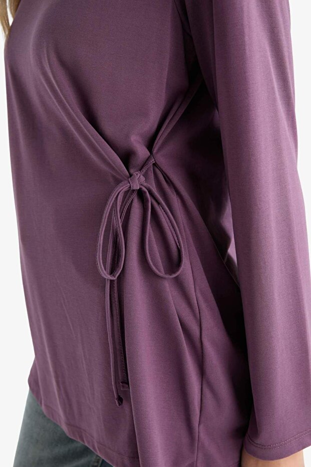 Regular Fit Modal Uzun Kollu Tunik G0305AX25AU - 5