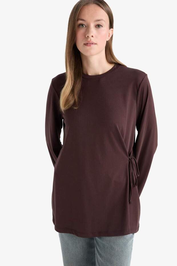 Regular Fit Modal Uzun Kollu Tunik G0305AX25AU - 3