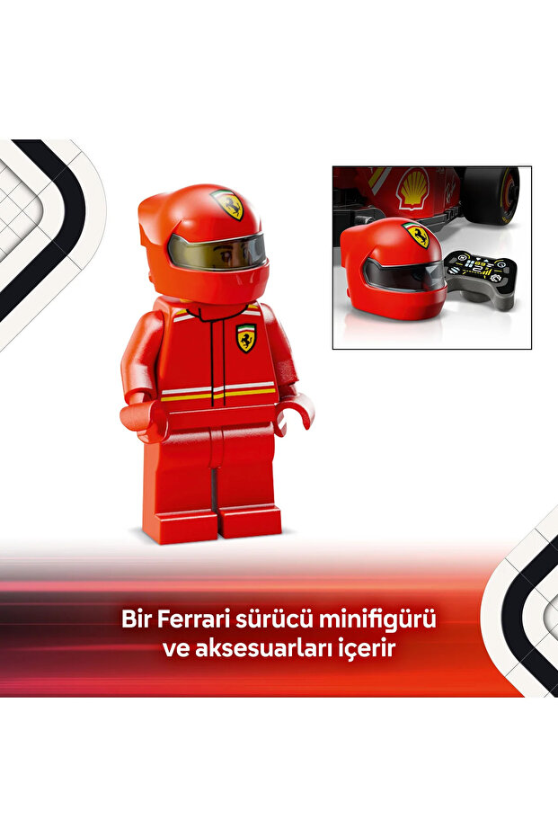 ® Speed Champions Ferrari SF-24 F1® Yarış Arabası 77242 - 10+ Oyuncak Model Yapım Seti (275Pr) - 8