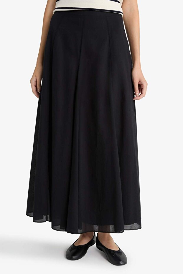 A-Line Voile Maxi Skirt F4560Ax25Au - 6