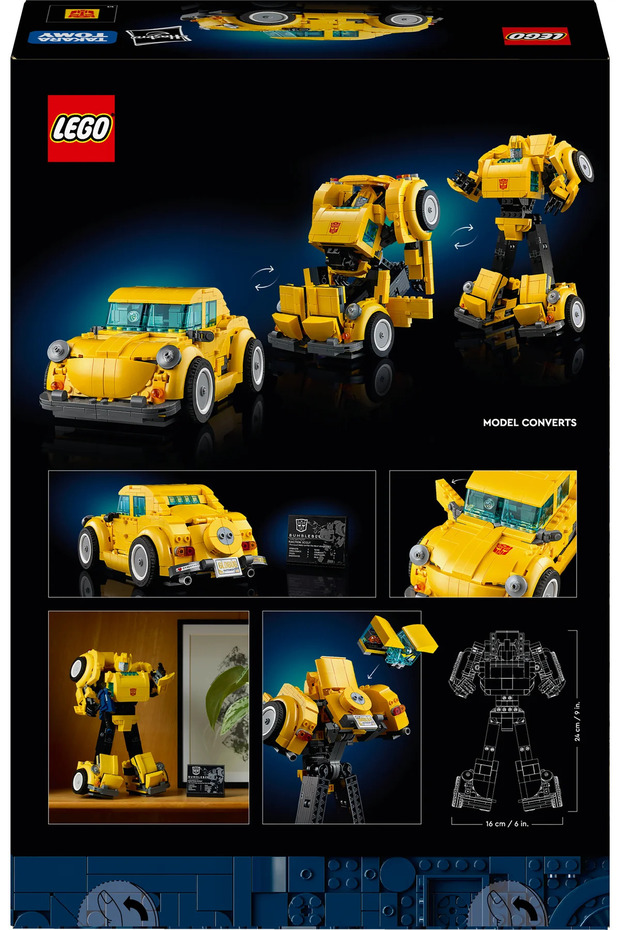 ® Icons Transformers Bumblebee 10338 - Yetişkinler için Robot Aksiyon Figürü Yapım Seti (950P) - 5