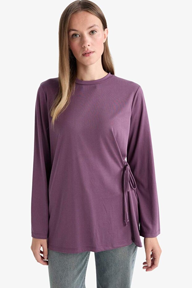Regular Fit Modal Uzun Kollu Tunik G0305AX25AU - 1