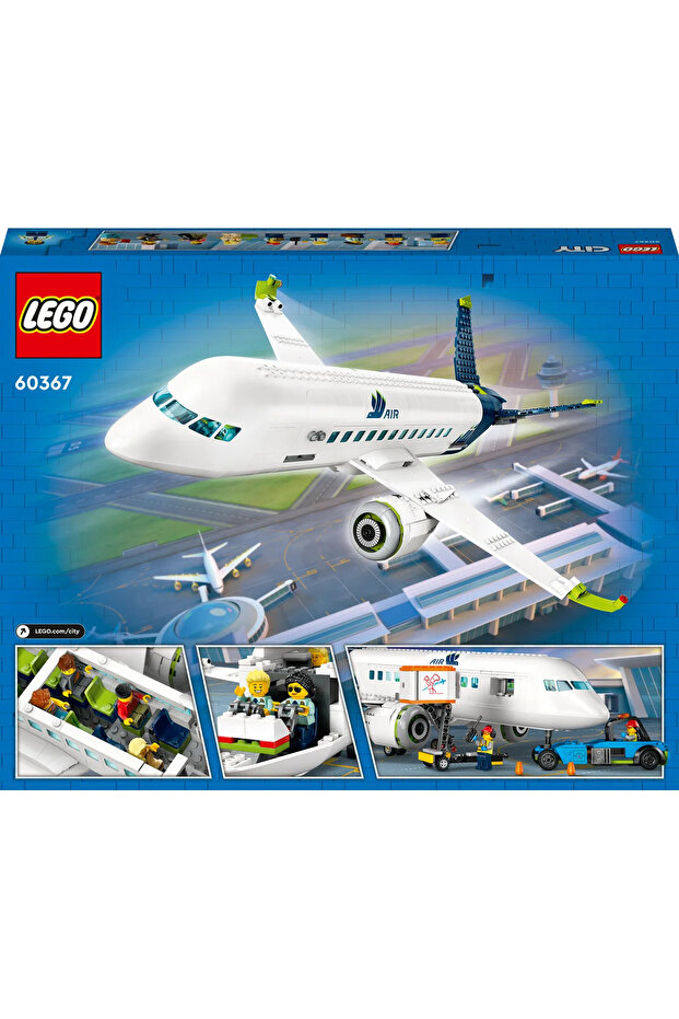 ® Şehir Yolcu Uçağı 60367 Yapım Oyuncak Seti (930 Parça) - 5