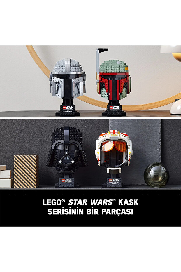 ® Star Wars™ Mandalorian™ Kaskı 75328 - Yetişkinler için Koleksiyonluk Modeli Yapım Seti (584P) - 6