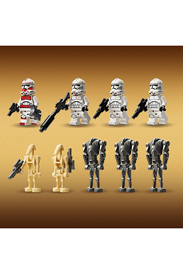 ® Star Wars™ Klon Trooper ve Savaş Droidi SavaşPaketi Seti 75372- 7+ Oyuncak Yapım Seti (215P) - 9