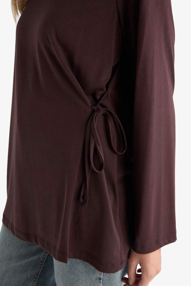 Regular Fit Modal Uzun Kollu Tunik G0305AX25AU - 5