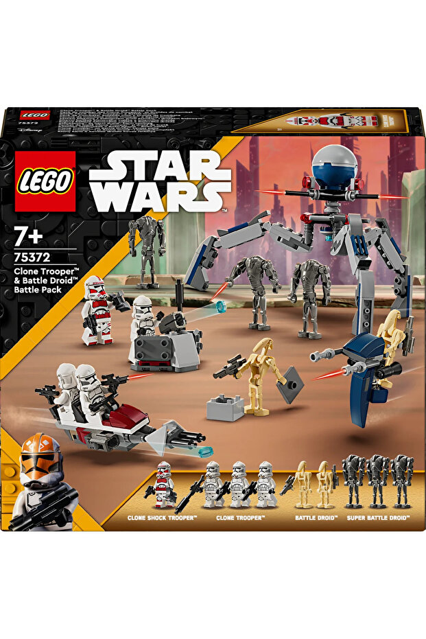 ® Star Wars™ Klon Trooper ve Savaş Droidi SavaşPaketi Seti 75372- 7+ Oyuncak Yapım Seti (215P) - 5