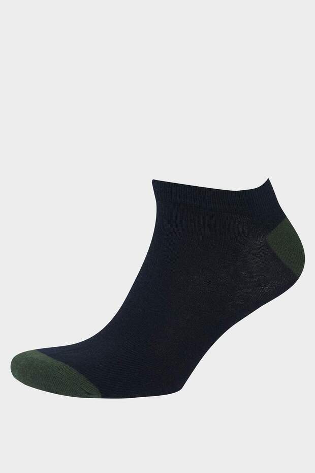 Erkek 5'li Pamuklu Patik Çorap F5280AXNS - 3