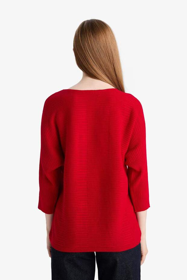 Strickpullover mit U-Boot-Ausschnitt D7670AX25WN - 6