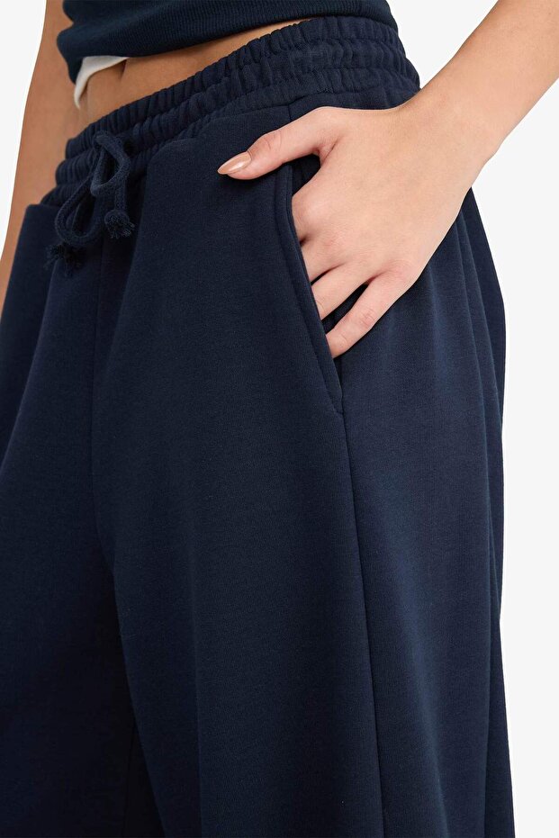 Coool Barrel Fit Beli Bağcıklı Geniş Paça Eşofman Altı F3364AX25AU - 5