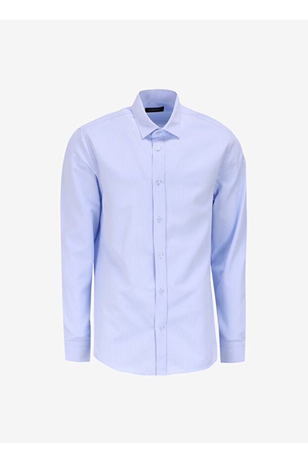 Mavi Erkek Basic Armürlü Gömlek MAYDOS 305 - 1