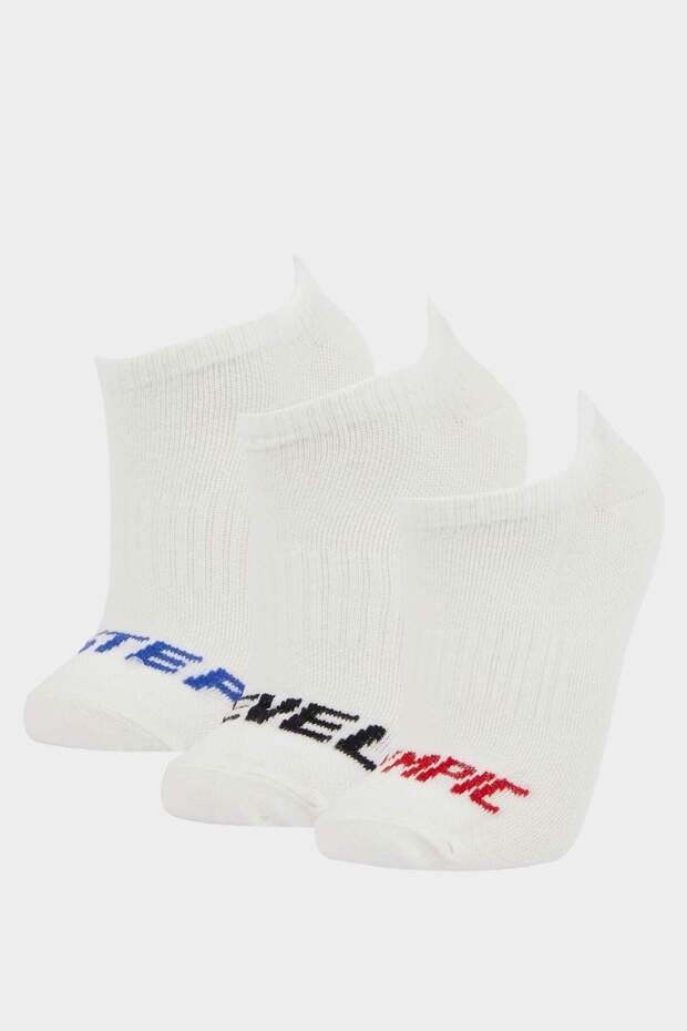 Boy's 3-Pack Cotton Short Sports Socks F4696A8Ns