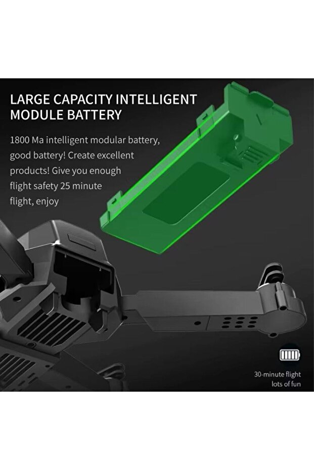 DKH-E88 Foldable Drone with 8K HD Dual Camera, Obstacle Avoidance, Altitude Hold, and Compact Design - 4