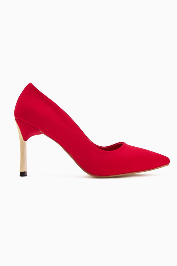 Stiletto Women's Heeled Shoes Comfortable Vegan Leather Daily and Special Occasion