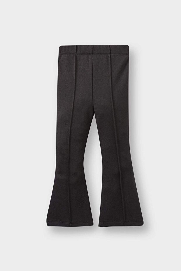 Kız Bebek 2'li Takım Baskılı Sweatshirt İspanyol Paça Tayt F4857A525AU - 4