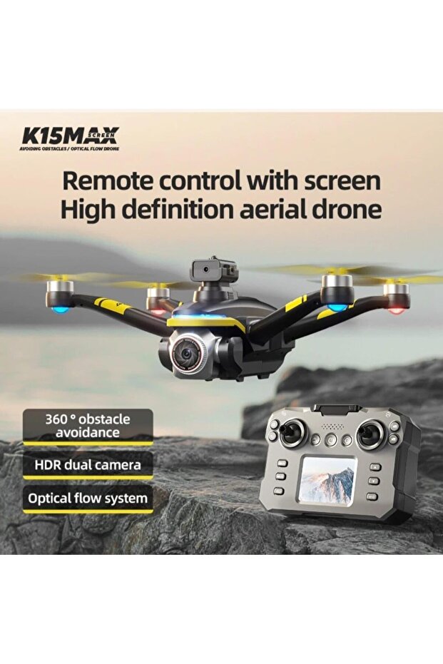 DKH KSeries Drones For Youth and Adults with Double Camera, screen on Remote High resolution K15MAX - 3