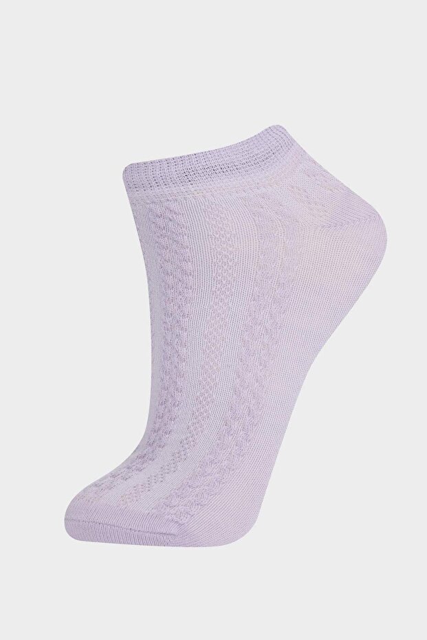 Kız Çocuk 5'li Pamuklu Patik Çorap F9499A8NS - 3