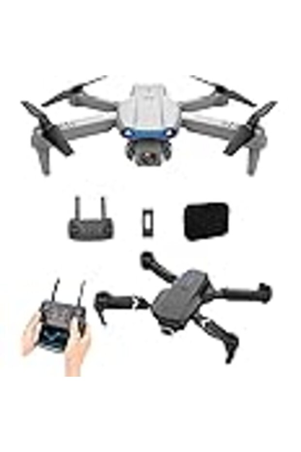 DKH-E99 Foldable Drone with 4K HD Camera, Height Keep Mode, Headless Mode, One-Key Start/Landing, Po - 1