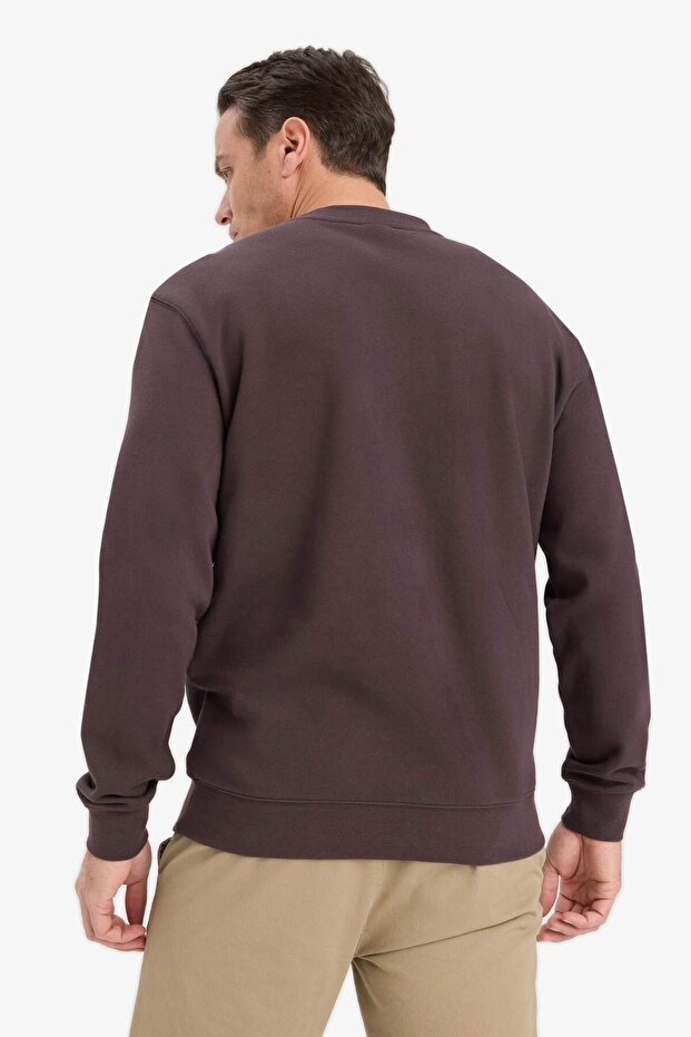 %100 Pamuk Basic Sweatshirt E8339AX25AU - 5
