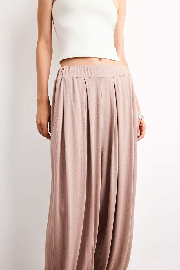 Baggy Fit Normal Bel Jogger Paça Bilek Boy Modal Pantolon G0671AX25SM - 6