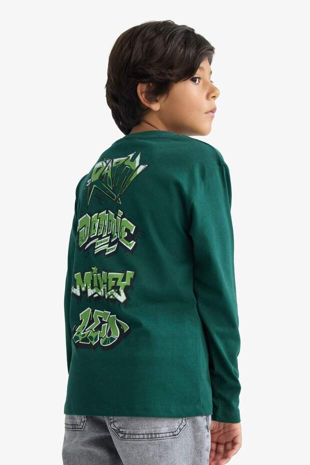 Teenage Mutant Ninja Turtles:Mutant Mayhem Crew Neck Back Print Long Sleeve T-Shirt Boy