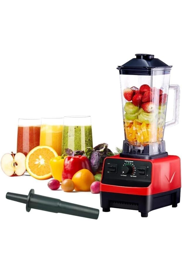 Super Casio Casio-Mart Heavy Duty Commercial Blender, Multifunctional Juicer Mixer, Dishwasher Safe,