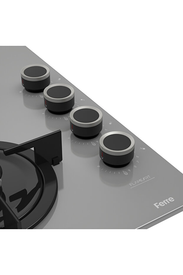 Fryart Cs Serisi Gri ikili Ankastre Cam Set ( CS208FA + XE63CPR) - 3