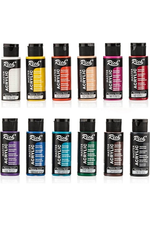 Master Mix Akrilik Boya Seti 12 Li - 3