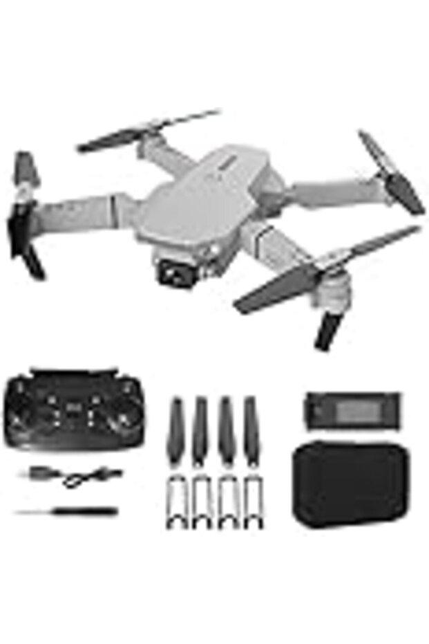 DKH-E88 Pro Foldable Drone with 4K HD Dual Camera, WiFi FPV Transmission, Headless Mode, Altitude Ho
