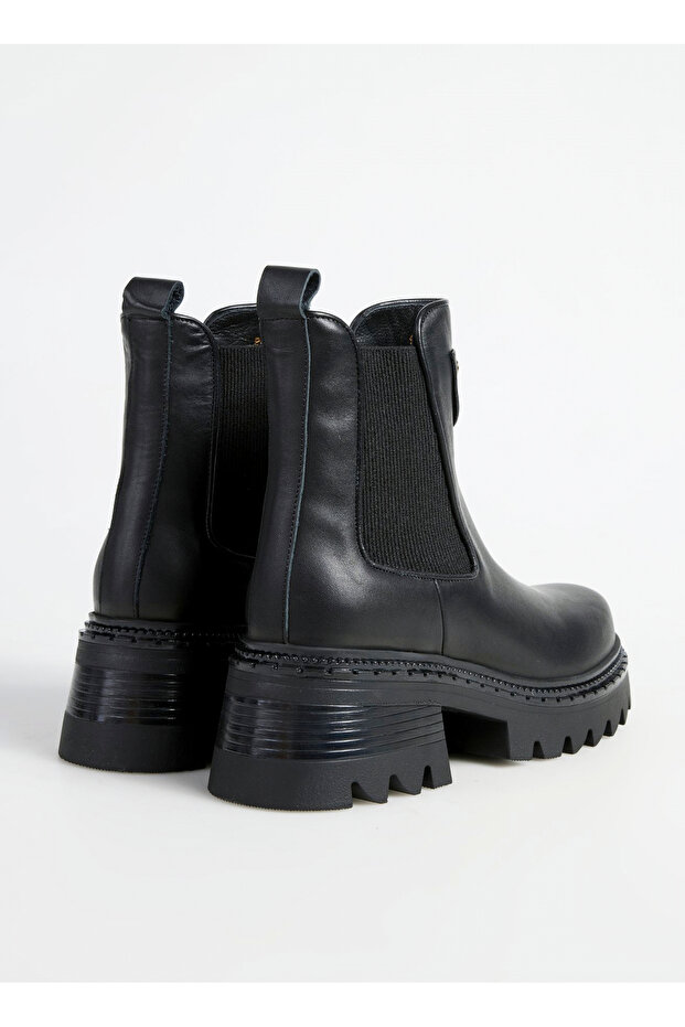 Siyah Kadın Deri Bot D-ELLERY - 3