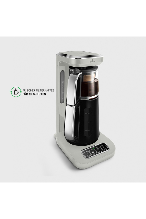 Çaysever Robotea Pro Connect 4 in 1 Sprechender Automatischer Glas-Teekocher und Filter-Kaffe - 4