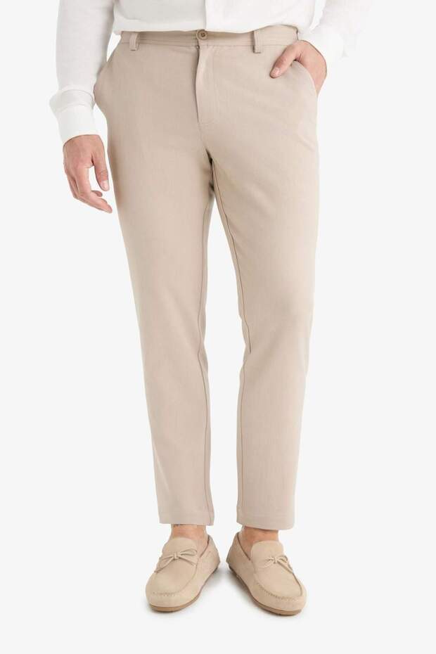 Tailored Fit Straight Leg All-Way Stretch Soft Trousers with Key Pocket C7508Ax25Au - 4