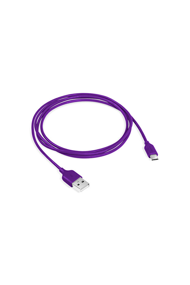 Micro Usb Kablosu-- Mor - 2