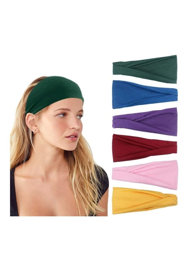Elastic Yoga Headband Sports Sweatband Women Men Running Fitness Bandage Head Bands
