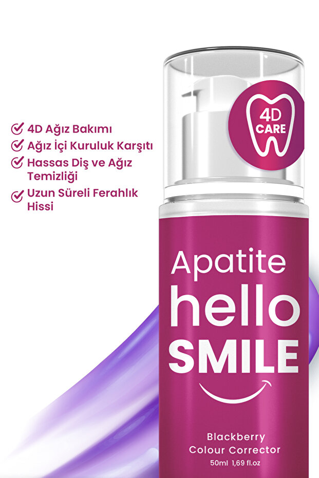 Böğürtlen Aromalı 4d Beyazlatıcı Diş Jeli - 4