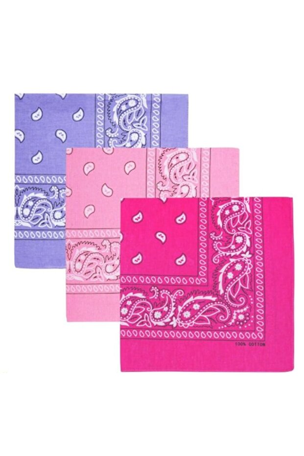 Shawl Patterned, Ethnic Pattern Bandana Set