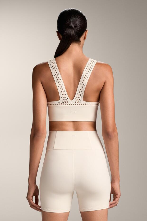 Delikli Compressive tank top - 1