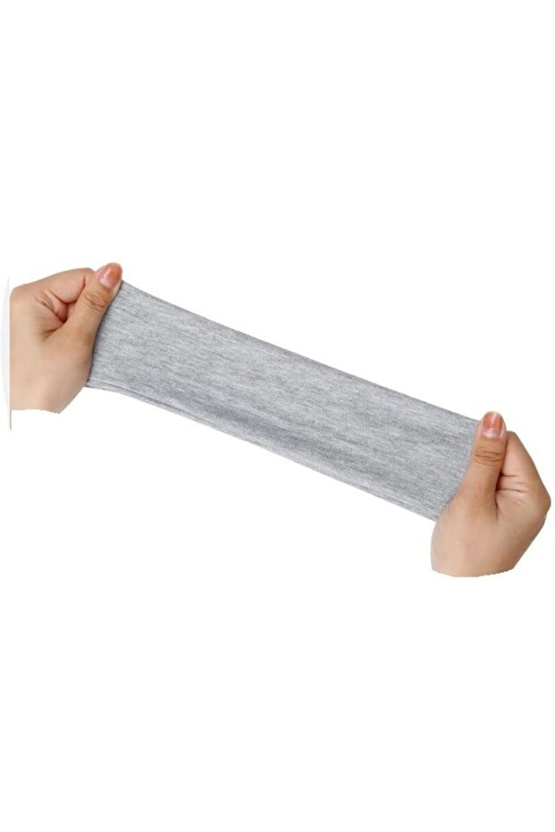 7 قطع من باندانا الشعر ذات اللون الصلب - 3