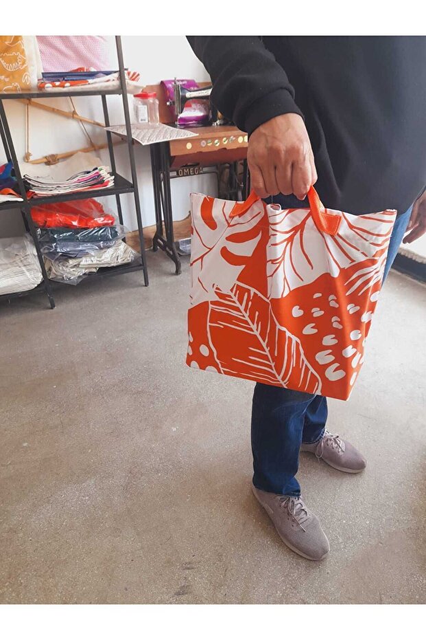 حقيبة قماش منقوشة - 6