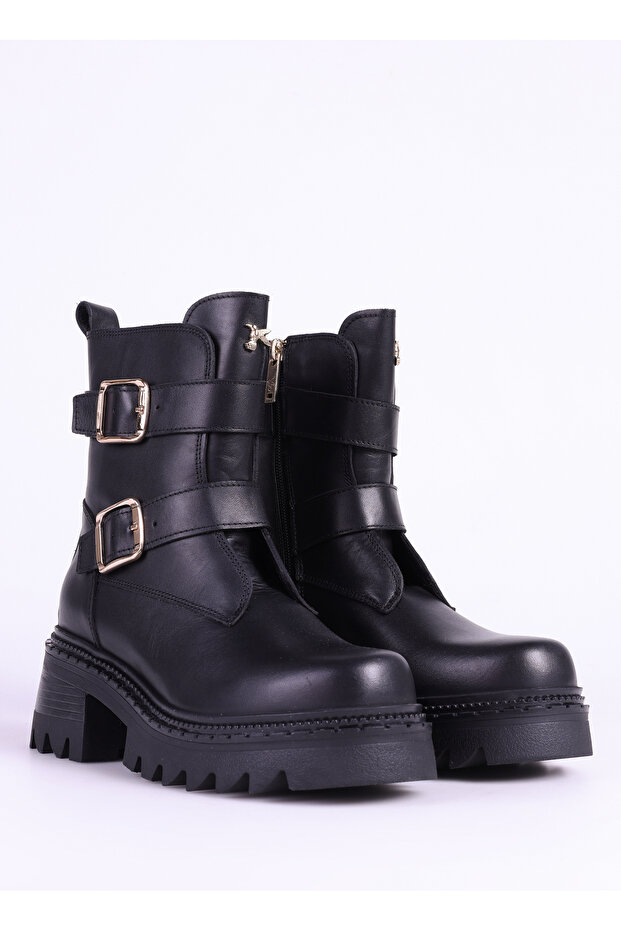 Siyah Kadın Deri Bot D-ELORA - 2