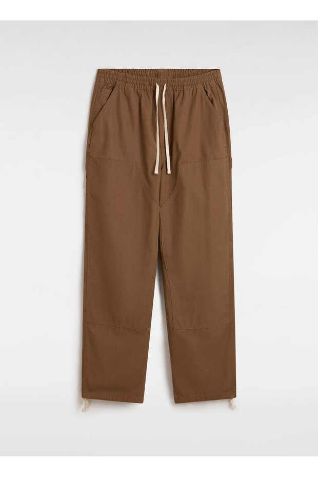 Kahve Erkek Geniş Paça Lastikli Bel Normal Kalıp Eşofman Altı VN000HAH0E01-Range Carp Canvas Bagg - 1