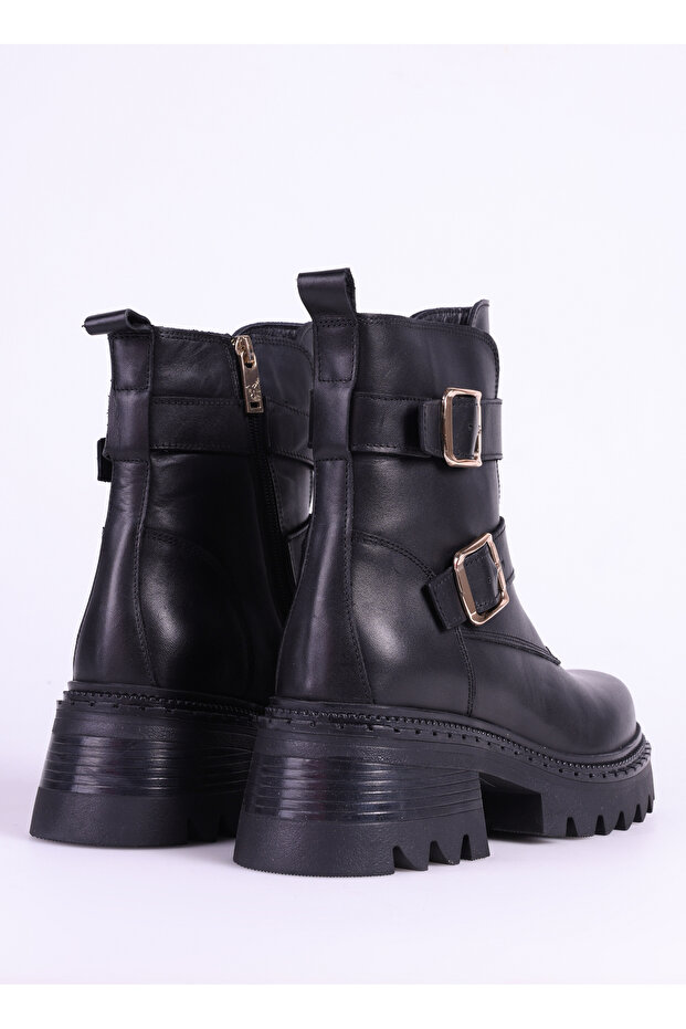 Siyah Kadın Deri Bot D-ELORA - 3