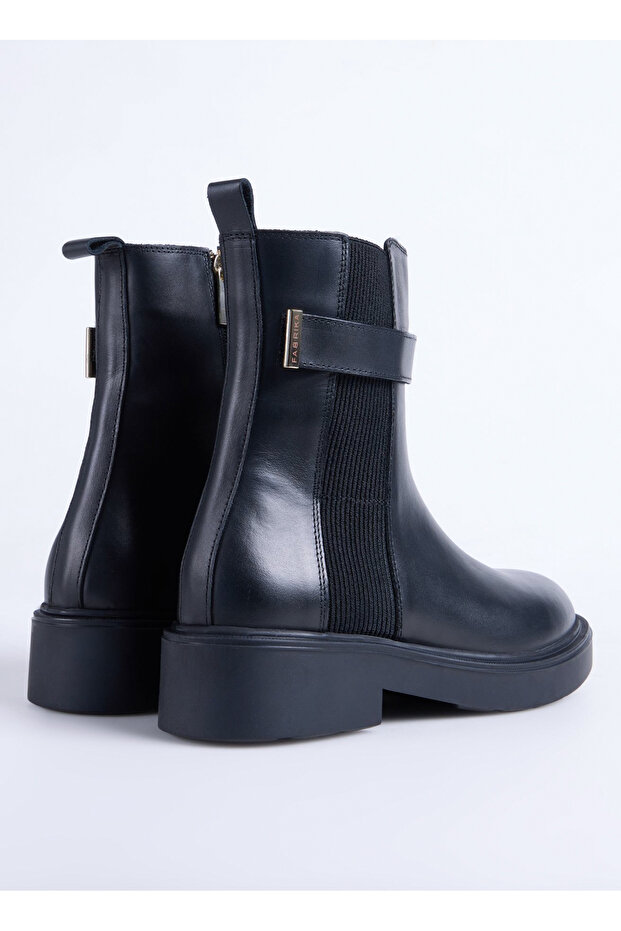 Siyah Kadın Deri Bot D-DAVINIA - 3