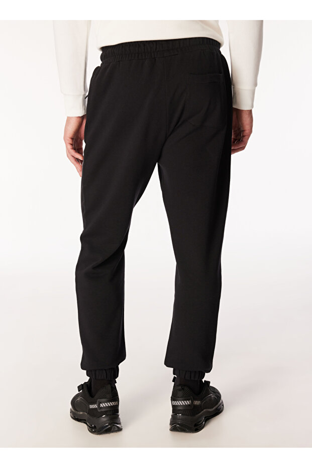 Siyah Erkek Standart Kalıp Eşofman Altı J4WM-EA7357 - 7