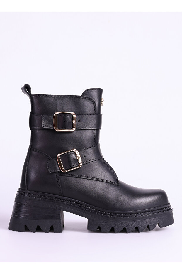 Siyah Kadın Deri Bot D-ELORA - 1