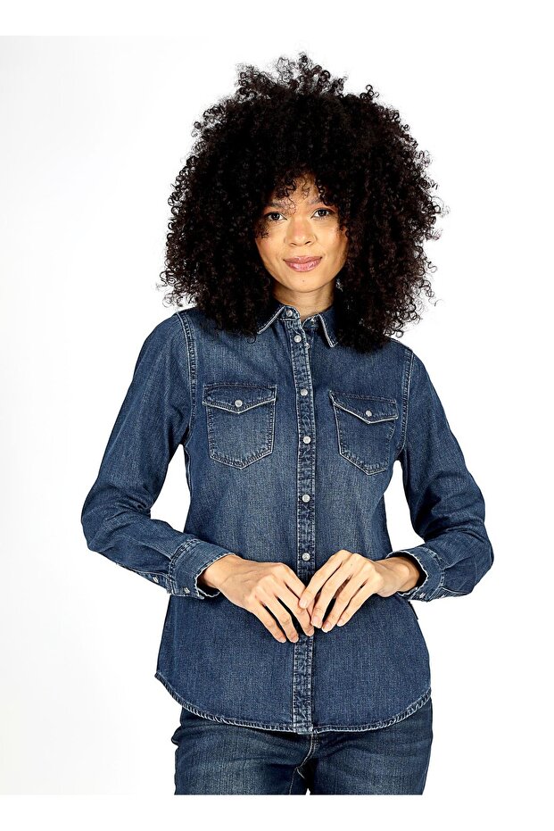 Would Kadın Jean Gömlek - 1